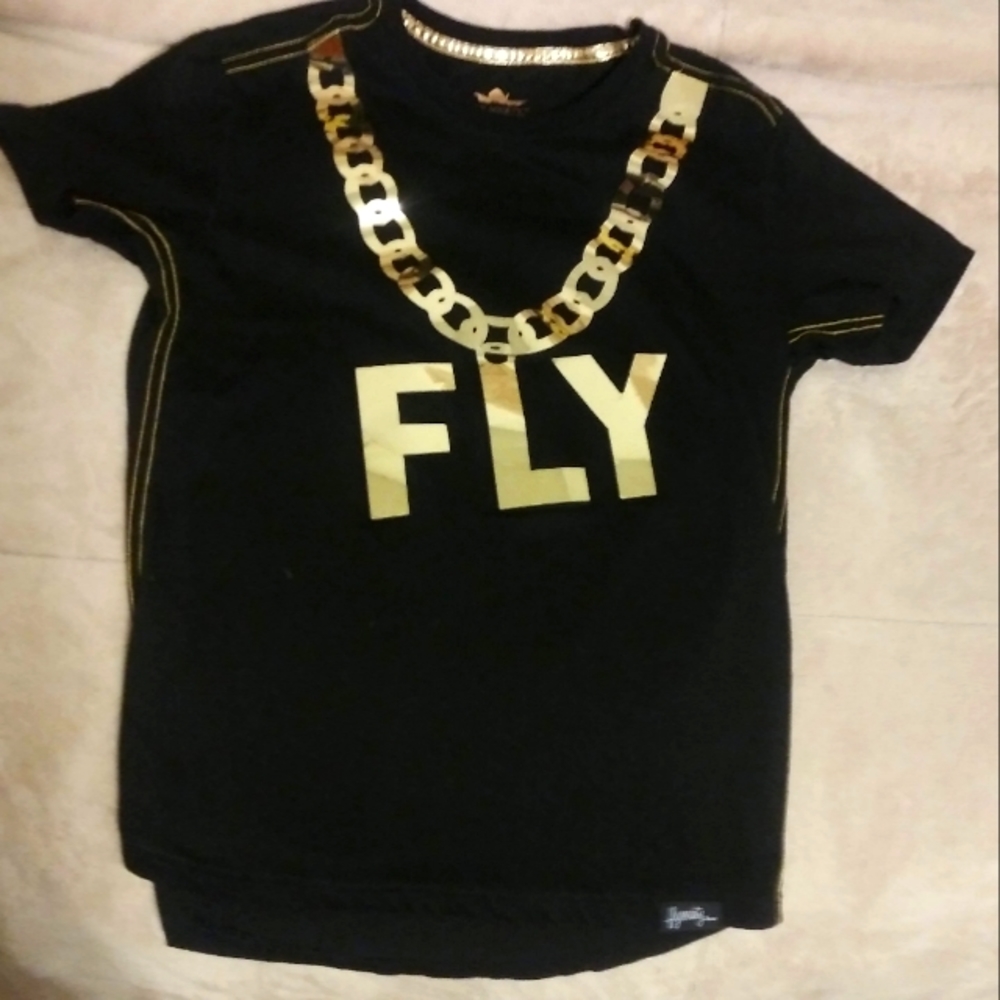 Fly Society Size M Black Shirt
